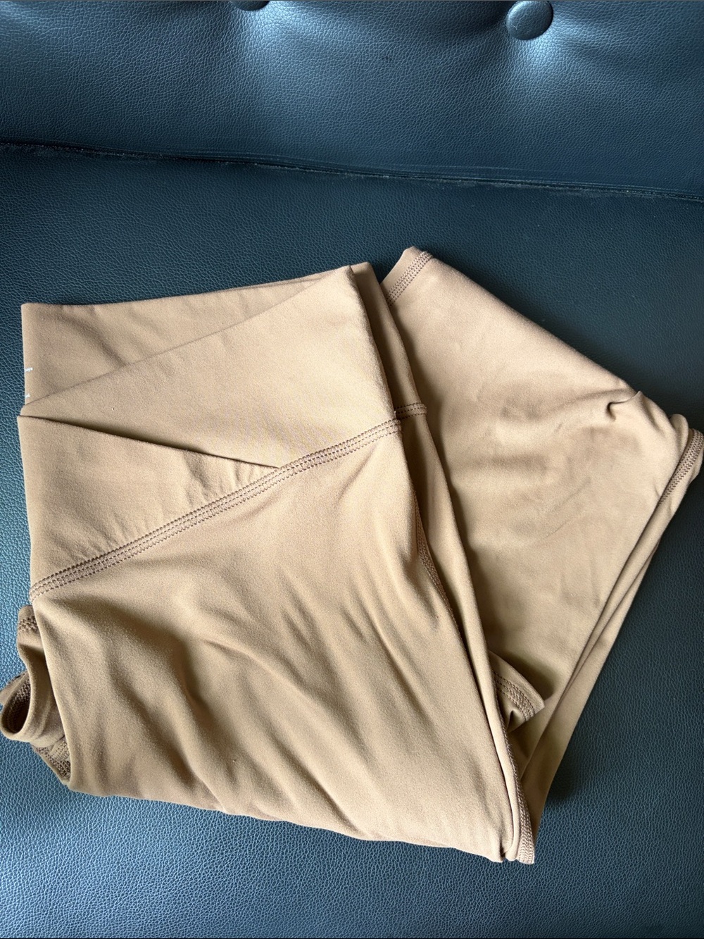 JoyLab High-Rise Flare Pants in Tan Brown